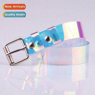 Women Belt mple Hundred Women Fashion Dazzling Colorful Tran