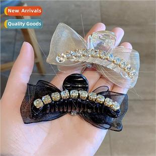 super sided side bangs fairy clip grab bow double ABS