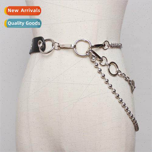 Thick chain belt female personalized multi-layer metal cloth