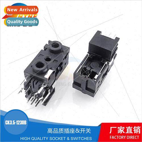 Audio speaker female socket double layer 3.5 headphone socke