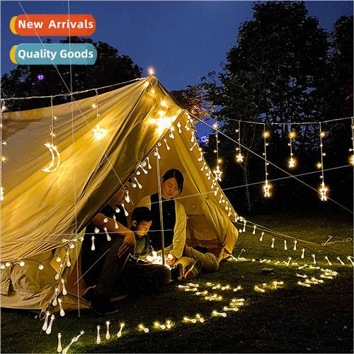 led solar star light string colorful lights wire string ligh