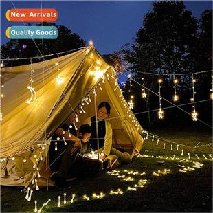 light string colorful led wire star lights ligh solar