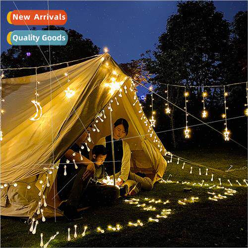 led solar star light string colorful lights wire string ligh