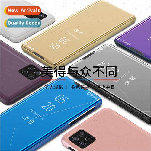 适用 Samsung A22 Flip Leather Case Phone Case A52 Electropla