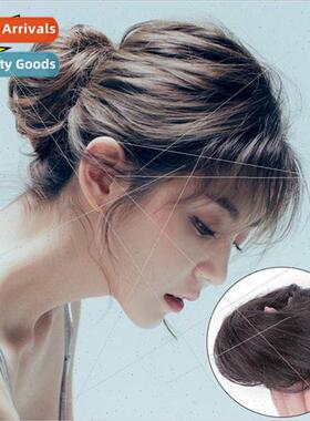 Real hair pill head wig female hair band coiler hair accesso