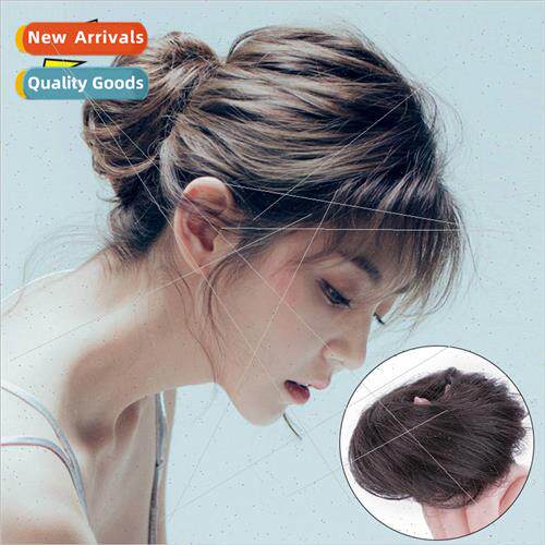 Real hair pill head wig female hair band coiler hair accesso