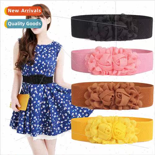 Decoration Women mple Versatile Elastic Waistband Women Wide