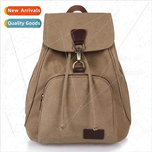 New retro tide girls outdoor canvas backpack schoolbag leisu