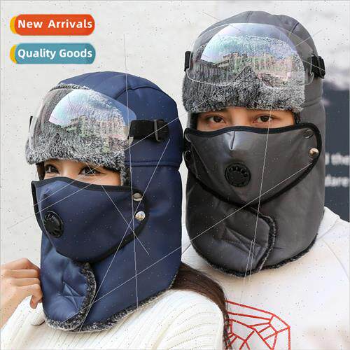 PU Lei Feng cap men winter Korean thickened warm ear protect