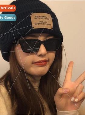 Winter Korean  knted cap female casual letters Pepe cold cap