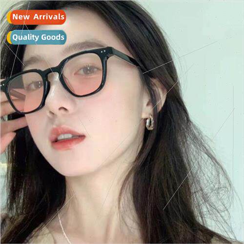 Blush glasses fashion female black frame vegan gods Afa grad