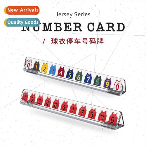 pc acrylic jersey temporary parking license plate moving car