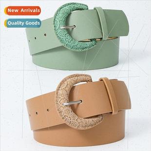package pattern buckle belt hundred Fashion female snakeskin