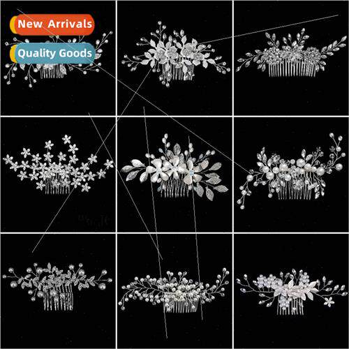 Bridal hair accessories handmade hair plug comb wedding hair