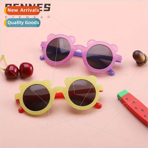 new bear children sunglasses boys girls colorful cartoon sun