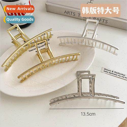 Korea oversized metal large grab clip hair grab hair volume