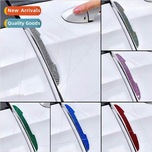 Car door protection crystal bumper strip three-dimensional c