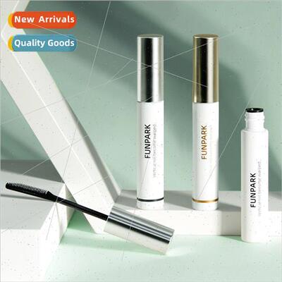 funpark mascara colorful long brown flat brush very fine cur