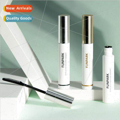 funpark mascara colorful long brown flat brush very fine cur
