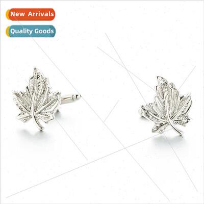 Qualy Maple Leaf Cufflinks Leaf Cufflinks Leaf Shape Cufflin