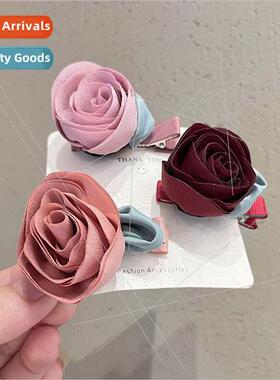 Korea leaves flowers hair clips DIY hair accessories head fl