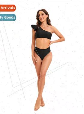 2024Europe new high waist bikini swimsu sexy separates i