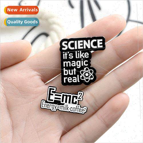 Creative Formula Alloy Brooch Personalised Formula Collar En