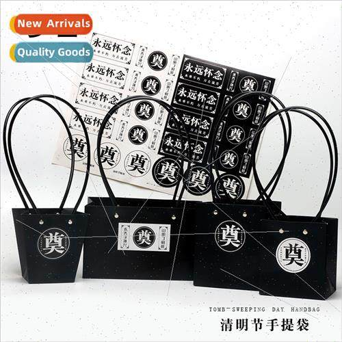 waterproof cowhide bag black bouquet flowers handbags Dien w