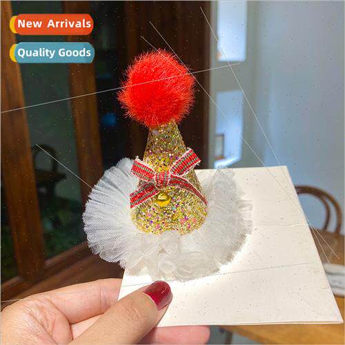Christmas Decoration Hair Clips Sequins Saree Hair Cards Par