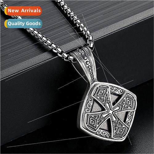 Europe men hip hop necklace cross pendant punk jewelry ins s