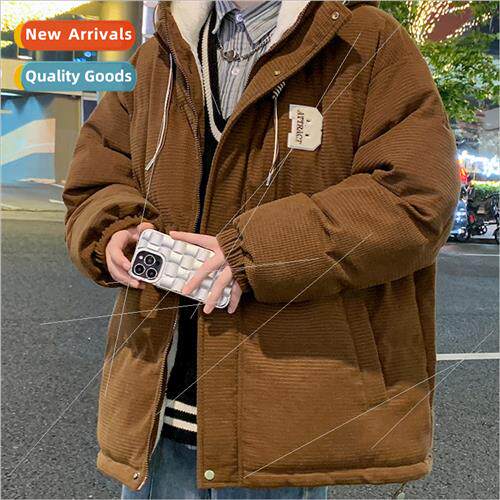 lamb wool fall winter men cotton jacket padded thick warm ja
