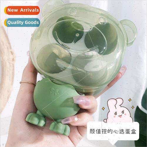 Bear beauty egg set box makeup puff water drop sponge wet dr