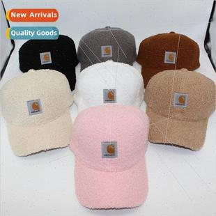 bent lamb cap baseball brim color solid wool winter Autumn