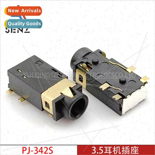 3.5mm headphone socket PJ-342S front plug rear patch wh cove