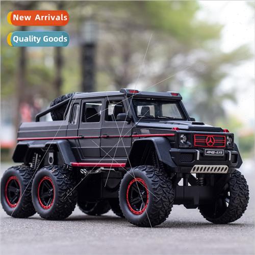 1:22 Benz 6x6 alloy car model wh shock absorbers sound light