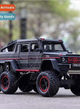 1:22 Benz 6x6 alloy car model wh shock absorbers sound light