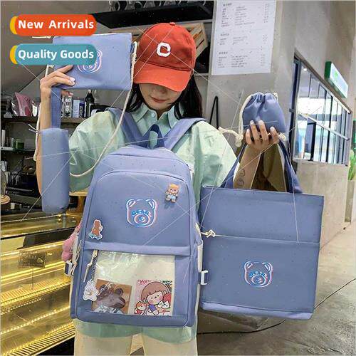 Fashion Mori Multi Set Backpack 2022 Female Students Large C
