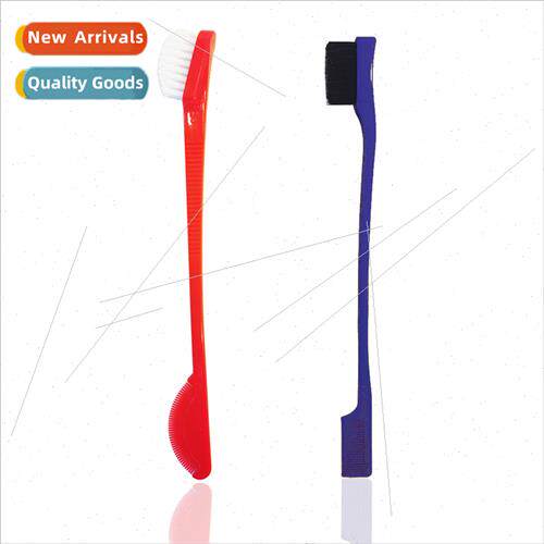 Dual Head Brush Eyebrow Brush All-in-One Black Brush Square