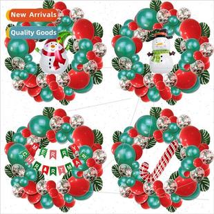 Candy Balloon Snowman Claus Wreath Santa Christmas