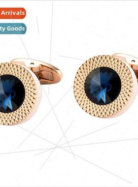 Men Cufflinks Crystal Cufflinks French Shirt Cufflinks Butto