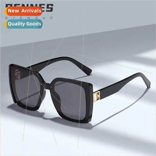 New retro large frame cat eye sunglasses female Europe nd di