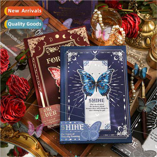 Hardcover Butterfly Parade Series Retro Multicolor Butterfly