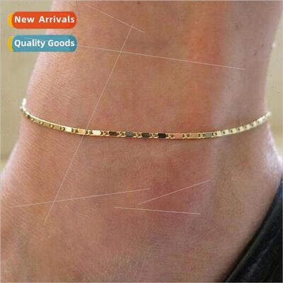 Bohemian mple Women Hundred Box Chain Summer Anklet Beaded F