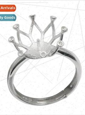 s925 silver fashion OL unset DIY silver jewelry semi-finishe