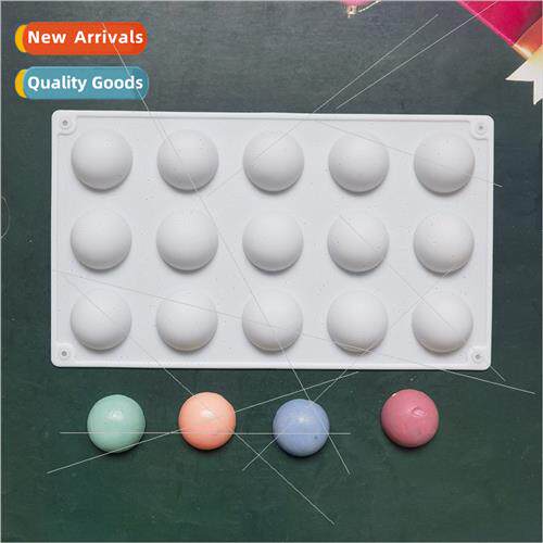 licone 15 even small half round cake jelly pudding soap choc