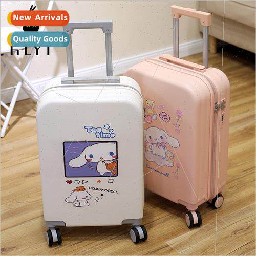 Cartoon luggage trolley case mother child combination box 20