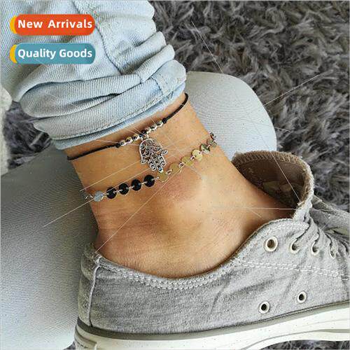 Europe Fashion Summer Beach Handmade Anklet mple Hand Mary S