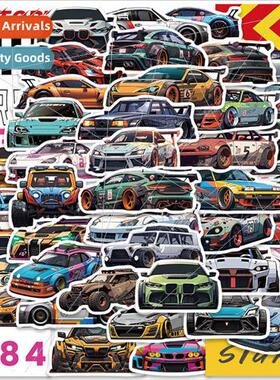 50 new cool modified car racing stickers luggage guitar skat