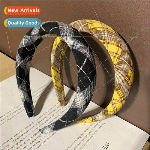 Vintage bird nest sponge hair band female Europe black whe p