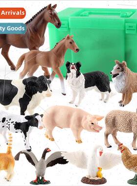 Portable Deluxe Animal Model Storage Box Set mulation Ranch